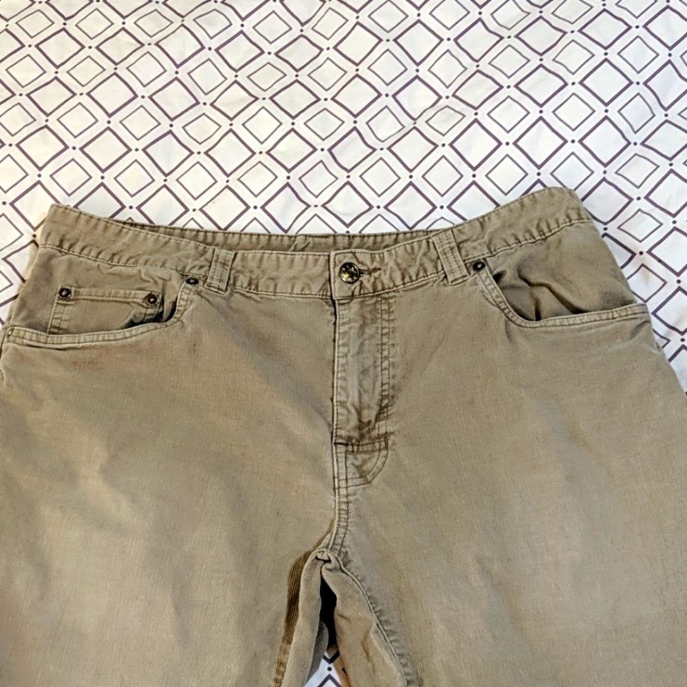 Prana Corduroy Pants. Size 34